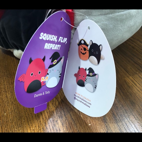 Squishmallow Flipamallow Paxton the Pirate & Emily the Bat - Picture 6 of 6